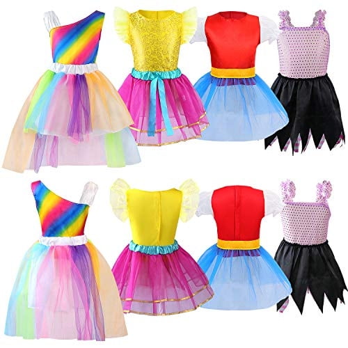 Juego de disfraz de princesa para niñas, Jeowoqao, 24 piezas, juego de disfraces, cuento d Jeowoqao Jeowoqao
