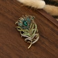 thumbnail image 6 of Brilliant Multicolor Peacocks Pin Retro Jewelry Clothes Accessories, 6 of 16