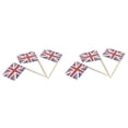 thumbnail image 4 of HLONK 2 Pieces Race Car Cake Topper England Flag Cupcake Toppers, 4 of 8