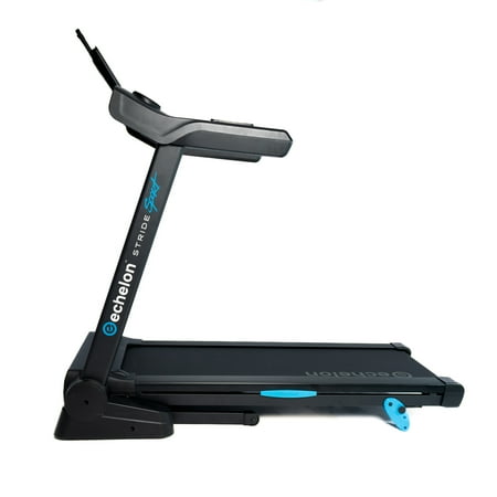 Echelon - Stride 10 Sport Manual Incline Treadmill with Cushioned Deck - Black