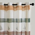 thumbnail image 2 of Dolce Mela Home Decorative Window Sheer Curtain Panel, Bermuda, 2 of 4