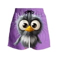 thumbnail image 4 of COSFO Quick Dry Mens Swim Trunks Beach Casual Funny Animal Print Board Shorts Drawstring Elastic Waist Summer Breathable Loose Fit Bathing Suits, 4 of 6