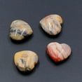 thumbnail image 1 of Decoración del hogar, decoración de habitaciones, decoración de paredes, piedra de ágata de cristal natural de 20 mm, adorno pequeño en forma de corazón sin agujeros, piedra desnuda, decoración DIY, p, 1 of 2