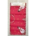 thumbnail image 1 of Christmas/Embroidered Tablecloth, Snowman/Red, 33 Inch Square Shape, 1 of 1
