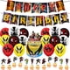 thumbnail image 5 of Deadpool y Wolverine decoración de fiesta de cumpleaños globo vajilla Banner telón de fondo pastel Topper suministros de cumpleaños Baby Shower, 5 of 5