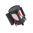 thumbnail image 1 of Stanchion Queue Barrier Extended Retractable Belt 2m White Red Belt Retractable Stripes, 1 of 9
