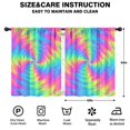 thumbnail image 2 of Blackout Kids Curtains,Colorful Tie Dye Mandala Pattern Childrens Insulated Curtains Set Of 2,Bedroom Essentials,Toddler Room Decor 42"x54", 2 of 5