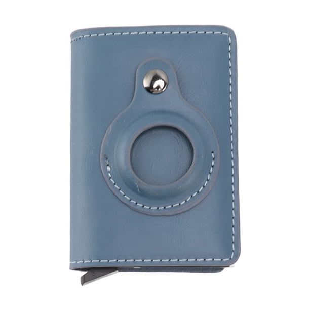 Billetera para tarjetas de crédito aleación de aluminio antipérdida PU protege la información billetera con clip para dinero ultrafina para compras para hombres ANGGREK Otros
