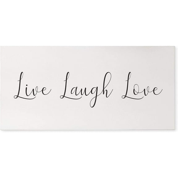 Live Laugh Love Wood Wall Sign 11x22
