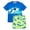 Z02 Blue, variant on Character Boy Swimwear Sets Elastic Waistband for Easy on Bathing Suit Upf 50 Swimwear Beach Holiday Top Blue 5-6 Years