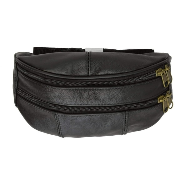 Slim Genuine Leather Waist Pouch Fanny Pack Multiple Colors