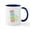 White/Navy Inside, variant on CafePress - Merci! Cookies Mugs - 11 oz Ceramic Mug - Novelty Coffee Tea Cup