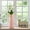 Pink, variant on Modern Decorative Vase, Plastic Flower Vase for Home Decor, Large White Vase for Bouquets, Sturdy Centerpiece for Shelves, Weddings, Living Room, Office