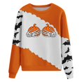 thumbnail image 4 of Sudadera para mujer Otoño Sudaderas Moda Impreso Camiseta suelta Blusa de manga larga Cuello redondo Tops casuales Odeerbi ODB-5, 4 of 5