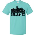 thumbnail image 3 of Inktastic Dallas Texas City Skyline with Grunge T-Shirt, 3 of 5