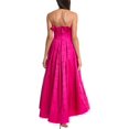 thumbnail image 2 of Amsale womens  Jacquard Pleated Gown, 12, Pink, 2 of 3
