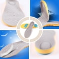thumbnail image 3 of 1 par de plantillas deportivas de alta elasticidad con almohadillas transpirables para los pies., 3 of 5