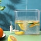thumbnail image 5 of Dispensador de bebidas para frigorífico de 2,5/3,5 L, dispensador de bebidas a prueba de fugas, dispensador de limonada de gran capacidad para té helado, limonada, zumo y leche, 5 of 9