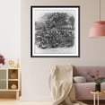 thumbnail image 3 of Historic Framed Print, Battle of Bad Axe [Wisc., Aug. 1&2, 1832; Black Hawk War], 17-7/8" x 21-7/8", 3 of 9
