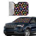 thumbnail image 3 of Kdxio Lovely Planet Print Front Windshield Sun Shade,Folding Auto Sunshade for Car Truck SUV-Small, 3 of 7