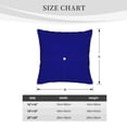 thumbnail image 4 of Bingfone Navy Linen Throw Pillow Covers Cushion Case Pocket Button Vintage Farmhouse Pillowcase for Sofa Couch Bed 20"x20", 4 of 9