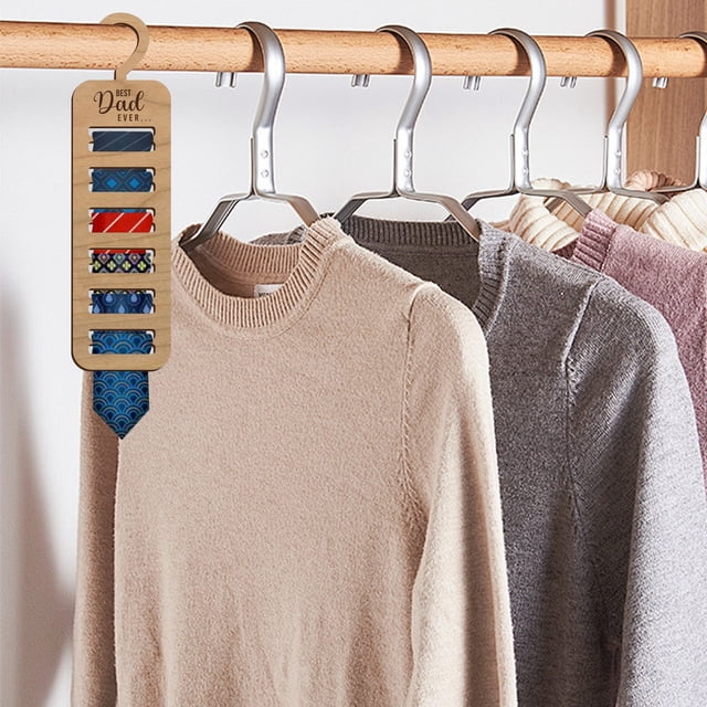 Iodue Rack Set Of 3 Father's Day Tie Hangers Father's Day Tie Holder