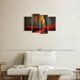 thumbnail image 2 of Elephant Stock Arashiyama Bamboo Trail Wall Art - Horizontal Multi Panel Canvas - Living Room Wall Decor - Nature Multi Panel - Black And Brown Decor - 30" x 18", 2 of 4