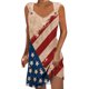 thumbnail image 1 of Vestido de Verano para Mujeres sin Mangas Estilo de Bolsillo con Cuello en V, Color Sólido Y Cómodo Vestido de Verano Casual, 1 of 5