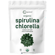 Micro Ingredients Organic Chlorella Spirulina Tablets, 3000mg Per Serving, 720 Counts