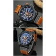 thumbnail image 5 of CURREN Brand Watch Men Leather Sports Watches Men's Army Military Quartz Wristwatch Chronograph Male Clock, 5 of 5