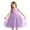 Purple, variant on Flower Girl Dress Kids Satin Tulle Dresses for Wedding Guest Party Birthday Bridesmaid Pageant Prom Ball Gown for Age 6-7 Years, Purple