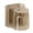 #3-Coffee【Wall-mounted Toothbrush Holder x1, Toothbrush Cup x1】, variant on Wall-mounted Toothbrush Rack, Adhesive No-drill Bathroom Organizer with Drainage Holes, Space-saving Modular Holder for Countertop Storage, Topliu