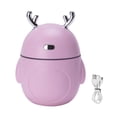 thumbnail image 1 of Humidificador de aire 320ml 2W USB Humidificador con forma de animal Difusor de niebla de luz colorida ajustable, Rosa Scienceny HA006063-03, 1 of 6