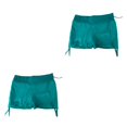 thumbnail image 4 of Guardurnaity Honey Comb Pantalones cortos de verano Cintura alta Melocotón Levantamiento de cadera Fitness Entrenamiento Parte inferior Ropa Verde L 2piezas, 4 of 6