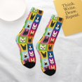 thumbnail image 4 of Goofa Colorful Bulldog Pattern Children's Crew Socks, Kids' Daily Wear and Sports Socks, Breathable Socks, Sports Socks, Moisture-Wicking Socks for Children, 4 of 6