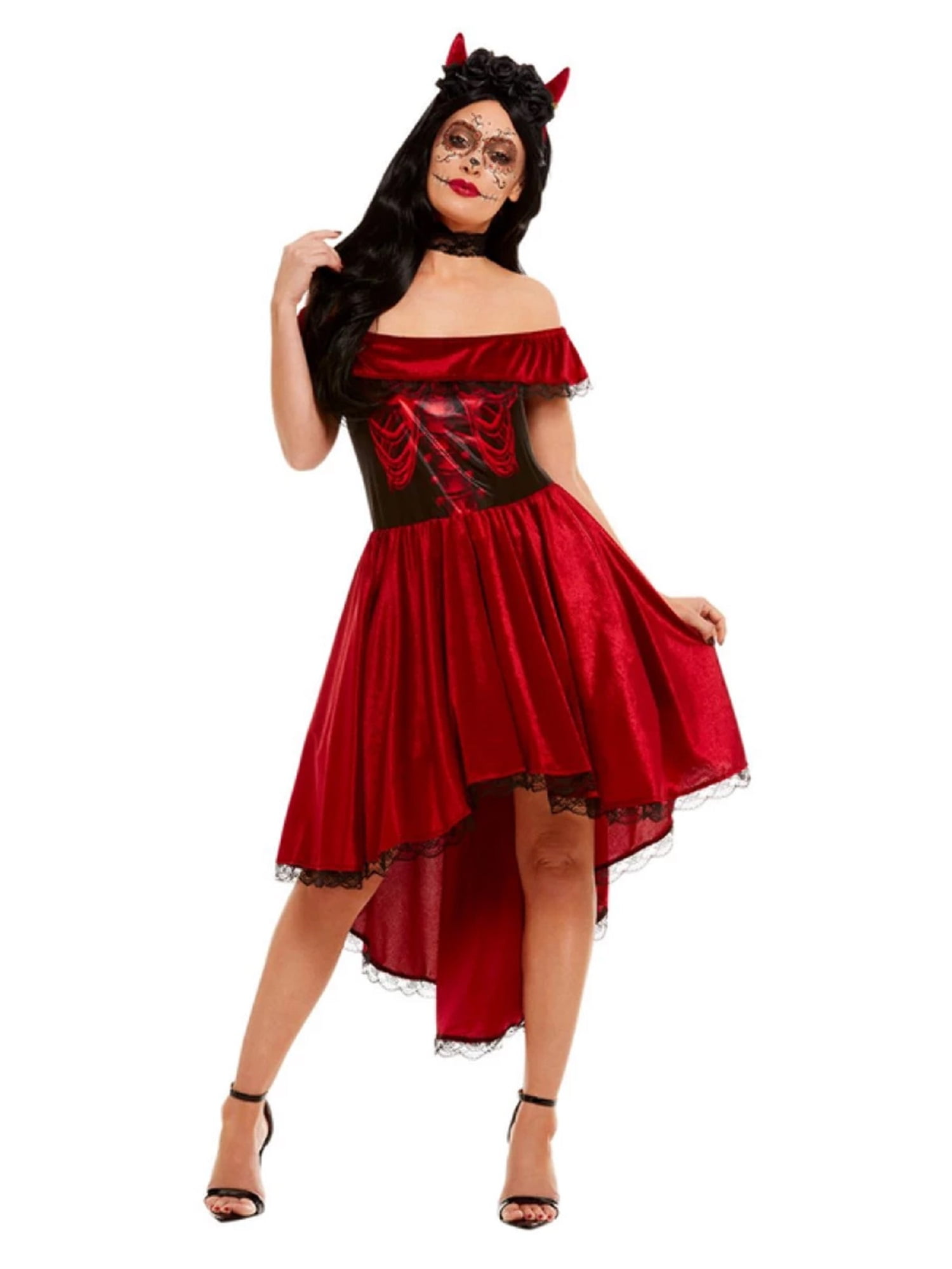 black dress devil costume