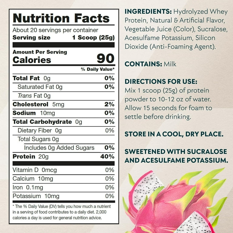 Myprotein Clear Whey Isolate Protein Powder Tropical Dragonfruit