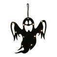 thumbnail image 2 of pstuiky Luces LED de Halloween con pilas decoración de Halloween letrero colgante para puerta para interior y exterior jardín y patio., 2 of 6