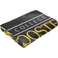 thumbnail image 6 of College of A Wooster Fleece Blanket, Very Soft Microfiber Flannel Blanket for Couch Warm and Cozy for All Seasons, 6 of 6