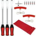 thumbnail image 2 of 13Pcs Motorcycle Tyre Repair Tool Spoon Set with 3 Tire Levers Spoon & 2 Protective Sleeves & 6 Valve Core & Wrench Motorcycle Tire Tool Kit Motorbike Tire Changing Spoons Lever, 2 of 11
