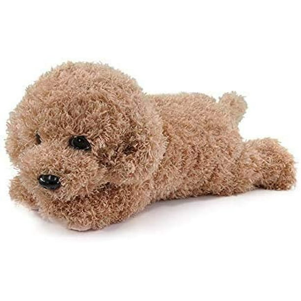 Moonovator 11" Huggable Stuffed Golden Doodle Dog, Plush Animals Soft