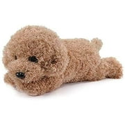 Stuffed Golden Doodle Dog Plush Animals Soft Toy, Gift for Kids, 11" Light Brown