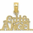 thumbnail image 1 of 10K Yellow Gold Little Angel Charm (12.6 X 15) Made In United States -Jewelry By Sweet Pea, 1 of 5