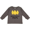 thumbnail image 3 of Inktastic Chillin' With my Peeps Boys or Girls Long Sleeve Toddler T-Shirt, 3 of 5