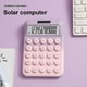 thumbnail image 5 of Calculadora científica de 12 bits con energía solar - Calculadora mecánica portátil de llaves de color de caramelo para uso escolar, de oficina y doméstico, 5 of 5