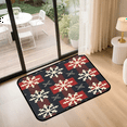 thumbnail image 2 of CURLYOOT Snowflake Door Mat 24" x 36" Absorbent Front Doormat Entrance Mat Non-Slip Washable Welcome Mats Buffalo Plaid Floor Mats for Entryway Indoor Outdoor, 2 of 8