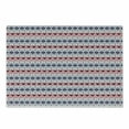 thumbnail image 1 of Ethnic Cutting Board, Pattern with Triangles Rhombuses Squares Pastel Illustration, Decorative Tempered Glass Cutting and Serving Board, Small Size, Pale Pink Dark Blue, by Ambesonne, 1 of 1