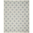thumbnail image 2 of SAFAVIEH Cambridge Kirsten Geometric Wool Area Rug, Silver/Ivory, 9' x 12', 2 of 7