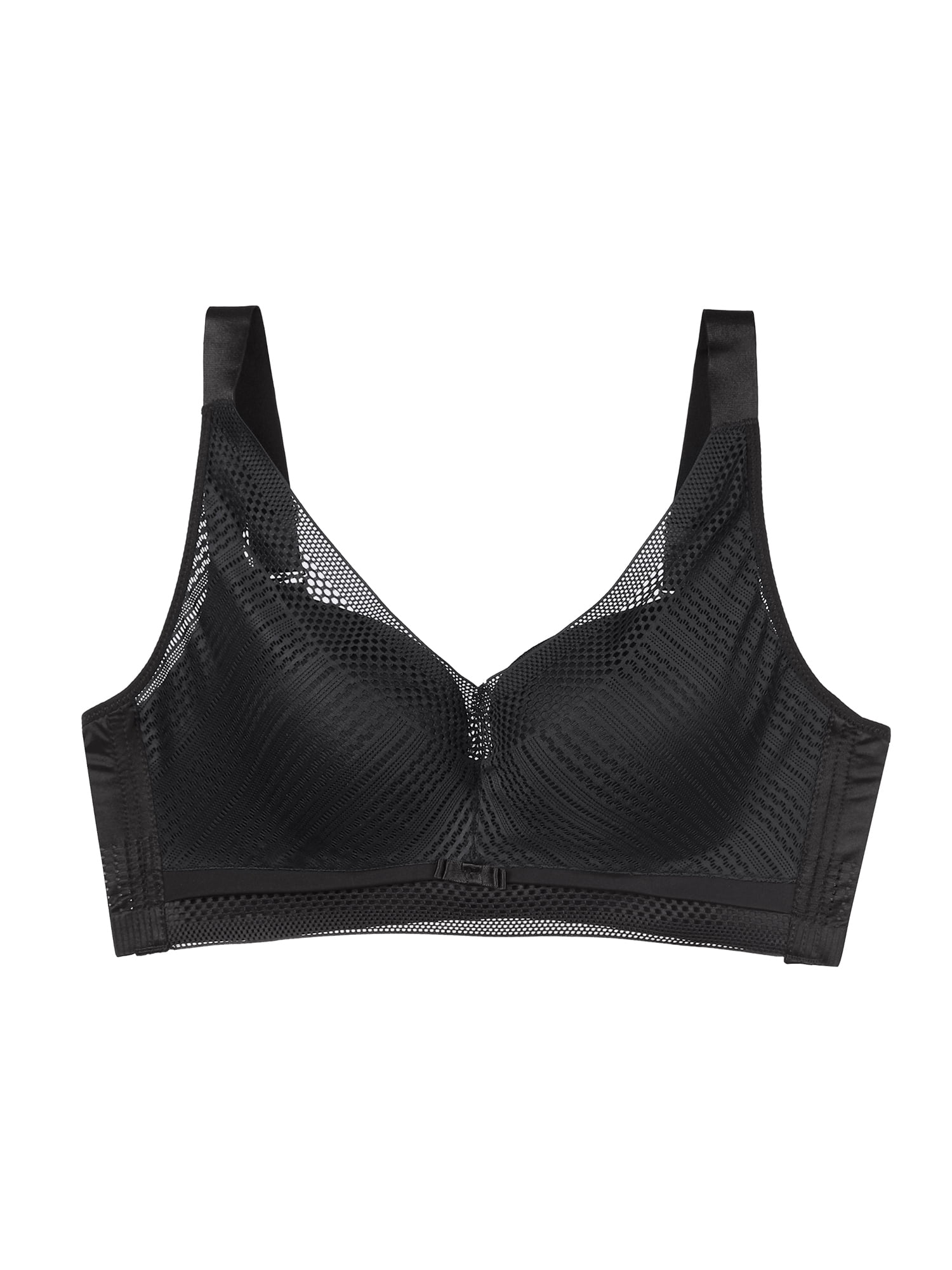 Agnes Orinda Women's Plus Size Bra Full Figure Wireless Breathable Lace