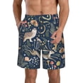 thumbnail image 1 of Fotbe Retro Forest Animals Trajes de Baño Estampados para Hombre, Shorts de Verano de Secado Rápido, Ropa de Playa, Bañadores-X-Large, 1 of 6